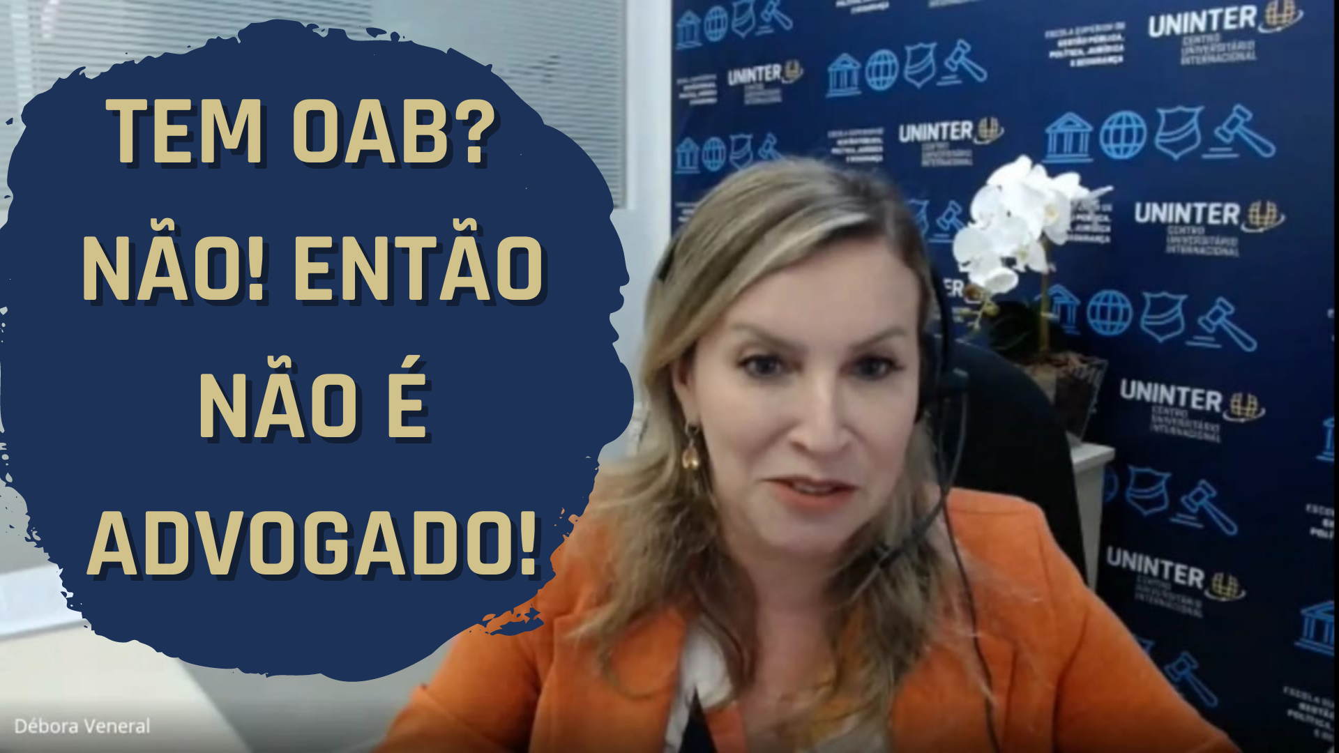 Advogada e Diretora da UNINTER responde se nós, graduados em Serviços Jurídicos, podemos ou não exercer atividades jurídicas
